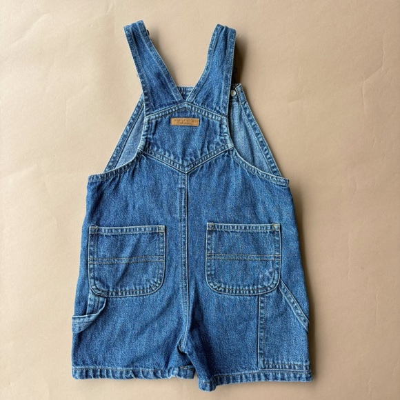 Vintage Faded Flory denim toddler overalls size 2 - Picture 2 of 7